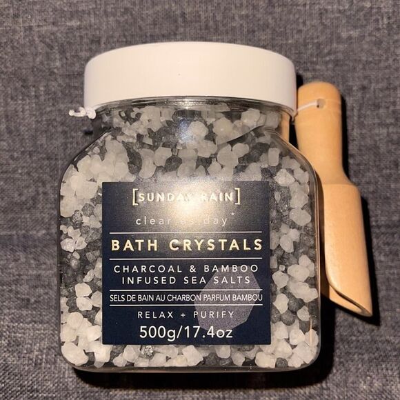 Sunday Rain charcoal bath crystals NWT - Picture 1 of 5